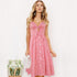 Bow tie suspender maxi dress - ROUTINE FASHION
